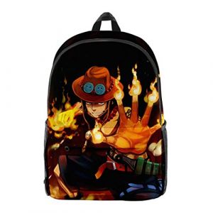 WANHONGYUE One Piece Anime Backpack Sac à Dos Sacs portés Dos Sac d'école pour Garçon et Fille / 4 (WANHONGYUE, neuf)