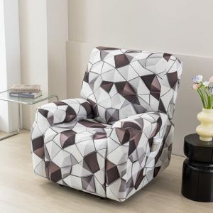 LiveGo Housse de fauteuil inclinable en jacquard extensible pour fauteuil inclinable 1, 2, 3 places, protection de meubles lavable pour Lazyboy, fauteuils &eacute;lectriques et housses de canap&eacute; compatibles (chaowuuk, neuf)