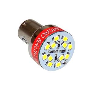 Générique Ampoule 12 Led P21W BA15S Blanc Feux De Recul Auto Moto Voiture Signal Inverse pour Bateau Camion Camping Car Feu Recul Arrière 12V (JJ AUTOBITS, neuf)