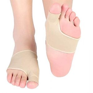 Ortheses Hallux Valgus Separateur, Correcteur d'oignon avec Manchon Coussinet de Gel Coussins Protecteur Chaussures Orthopédique d'oignon de coussins pour le Soulagement de la Douleur, 1 Paire (salefun, neuf)