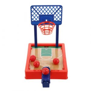 UPKOCH Mini Jeu De Basket Bureau Compact avec 4 Balles Panier De Basket-Ball D'Int&eacute;Rieur pour Enfants Et Adultes Jeu De Tir Interactif pour Bureau Maison Et F&ecirc;Tes Sportives (MYUTAN, neuf)