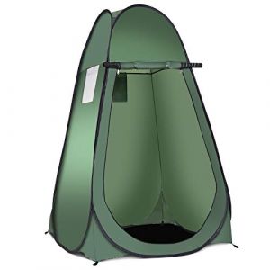 RELAX4LIFE Tente de Douche Instantan&eacute;e Toilettes Vestiaire pour Camping P&ecirc;che Chasse Plage Dimension 120x120x190CM, Cabine de Douche Camping Pop Up(Vert) (RELAX4LIFE, neuf)