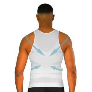 Débardeur Correcteur de Posture Homme | Anti Mal de Dos | Redresse Dos et Epaules |Compression | Maillot de Corps | (Curveless, neuf)