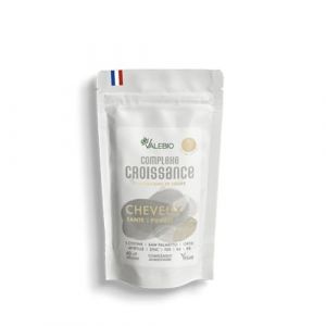 Complexe croissance cheveux | Pousse cheveux & anti chute | Biotine, ortie, L-Cystine | Idéal contre les chutes de cheveux hormonales | 60 gélules, cure 1 mois | Valebio (Valebio, neuf)