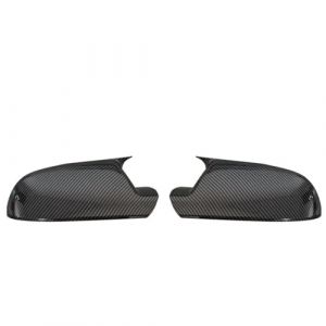 Coque Retroviseur,Coques de R&eacute;troviseurs Utilisation Adapt&eacute;e Pour Audi A3 8P A4 A5 Couvercle De R&eacute;troviseur Lat&eacute;ral De Voiture Capuchon D'aile Bo&icirc;tier De Porte Ext&eacute;rieur Garniture De Coque(Type B Carb (Einsame Nacht, neuf)