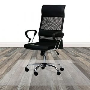 NOVA FORMA Tapis protège Sol Eco-Mat en Pet recyclé – Tapis antidérapant sous Chaise de Bureau – Tapis de Protection Contre Les Chocs, Rayures et saletés – 116 x 120 cm, sols durs (outletstores-direct, neuf)