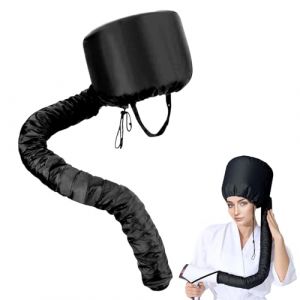 Casque pour Sèche Cheveux,Bonnet de Sèche-cheveux,Casques Chauffants pour Séchage Cheveux e Conditionnant en Profondeur,pour le Style de Séchage Curling, Sèche-Cheveux à Capuchon (Noir) (zeng ren shu, neuf)