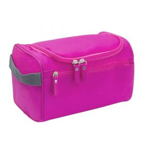 ONEGenug Trousse de toilette &agrave; suspendre pour homme et femme, trousse de toilette de voyage, trousse de maquillage, organisateur pour essentiels de voyage avec poign&eacute;e, rose (Vianber, neuf)