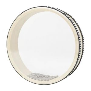 Percussion Du Tambour Sonore &Agrave; Double Face - Tambour De L'oc&eacute;an, Tambour De Pluie Apaisant | Instrument Sonore En Bois Franc Pour La M&eacute;ditation, La Relaxation Zen, Les Routines De Bien-&ecirc;tre, La Th&eacute;rap (jianwwk, neuf)