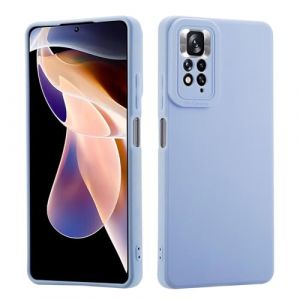 LENGRACE Coque pour Redmi Note 11S 4G/Redmi Note 11 4G Douce Silicone Coque,&Eacute;tui de Protection Housse pour Redmi Note 11S 4G/Redmi Note 11 4G Soft Anti-Chocs TPU Cover-Bleu (NEINEI, neuf)