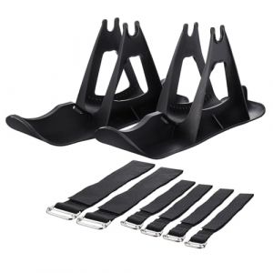 Alipis Planche de Ski pour V&eacute;lo D'&eacute;quilibre Gar&ccedil;on et Filles 13-15 Pouces Plastique Noir avec 4 Sangles, Accessoire de Draisienne pour Apprentissage Sportif et Glisse en Ext&eacute;rieur Hiver (Dahlia Oiye, neuf)