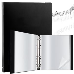 iGolife Classeur pour partitions A4, 70 compartiments/140 pages, classeur de présentation, A4, onglets, noir (YLife-Direct, neuf)