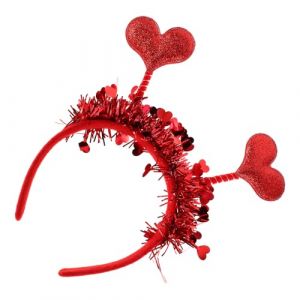 Mikinona Bandeau Cheveux Saint-valentin de C&oelig;ur Rose Clair, Serrage-t&ecirc;te Mignon pour F&ecirc;tes et D&eacute;corations Mariage, Accessoire Romantique et Bandeau D&eacute;coratif Coiffe Amoureuse (Dawn Cedar, neuf)