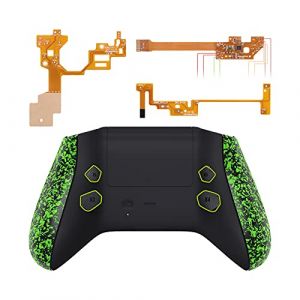 eXtremeRate Hope Remap Kit pour Xbox Series X/S Manette, Coque Arri&egrave;re de Remplacement pour Xbox Series X/S Manette, avec Coque Poign&eacute;e Boutons Arri&egrave;re (Manette Non Inclus) Textur&eacute; Vert (Easequote-Store, neuf)