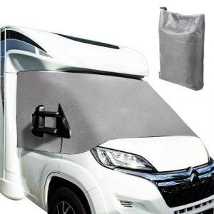 Pare Soleil Camping Car Fiat Ducato, Couverture Pare Brise, Convient au ModèLe Ducato Type X250 X290, Protection de la Vie PrivéE Protection UV Tapis Thermique Rideau Intérieur Camping Car (MRWi, neuf)