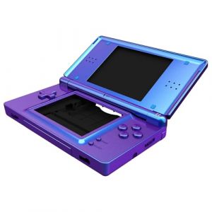 eXtremeRate Coque Remplacement Complète pour Nintendo DS Lite, Coque avec Bouton de Remplacement pour Nintendo DS Lite, Console Non Incluse, Caméléon Violet Bleu (Easequote-Store, neuf)