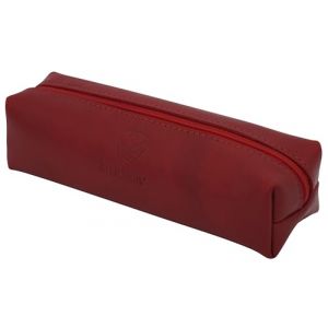 GERMANUS Trousse &agrave; crayons en cuir - Fabriqu&eacute;e en Europe (Rouge), rouge, Ensemble de sacs d'&eacute;cole (tabak pietsch, neuf)