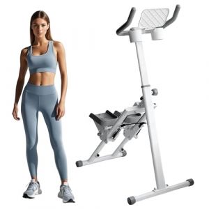 TOGIEEII Stepper d'escalier pliable vertical pour exercices de cardio, escalier d'escalier pour l'exercice à la maison, machine d'entraînement complet du corps avec guidon, charge de 109,8 kg avec (MOSHAINE-FR, neuf)
