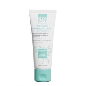 CYTOLNAT - Cytolac Gommage Matifiant Visage - Exfolie, Matifie, Purifie, Élimine les Imperfections - Peaux Sensibles, Mixtes à Grasses - Visage - Formule Naturelle - 75ml (Cytolnat, neuf)