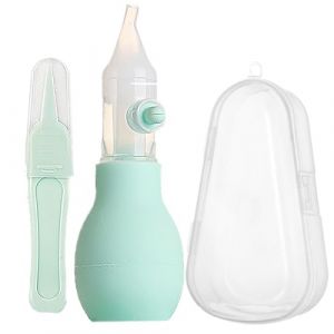 Aspirateur Nez Bebe, Respimer, Seringue Nez bebe, Mouche Bebe Poire, Pinces à Épiler pour Bébé, Pinces de Nettoyage du Nez, Aspirateur Nasal en Silicone pour BéBé Nettoyeur, Bébé Nez Pinces (MIN  CHUNSHENG UK SHOP, neuf)