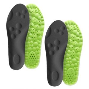 Lot de 2 semelles anti-transpirantes, semelles amovibles en mousse de coton et latex, amorti respirant, protection efficace contre la transpiration et les odeurs, pour hommes et femmes,pointure 41-42. (ANETTEE GLOBALISS, neuf)