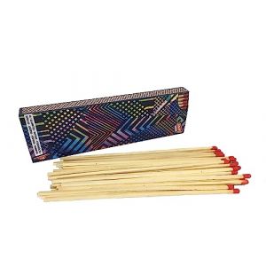 Generico Lot de 40 allumettes longues XXL en bois de 20 cm pour chemin&eacute;e, barbecue, po&ecirc;le (giocoscuolaregalo, neuf)