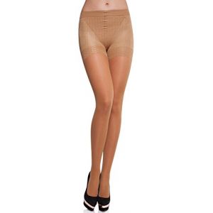 Merry Style Collant Sous-v&ecirc;tement Minceur Gainant Push Up Femme MS 128 40 DEN (Neutre, M) (Hisert, neuf)