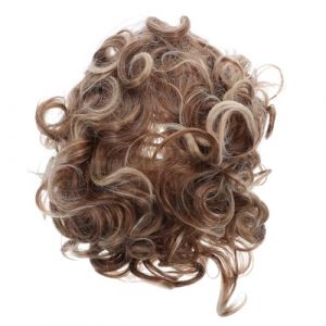 MUSISALY Short Curly Wig Europ&eacute;en Perruque Courte Boucl&eacute;e Synth&eacute;tique Confortable Style pour Cosplay F&ecirc;tes et Usage (YangF, neuf)