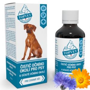 Green Idea - Topvet - Lotion Nettoyante pour Les Yeux pour Chiens avec Acide borique et Herbes médicinales | Soin des Yeux et Nettoyage des Yeux | sans parabène/Silicone/Colorant/Alcool – 50 ML (GREEN IDEA, neuf)