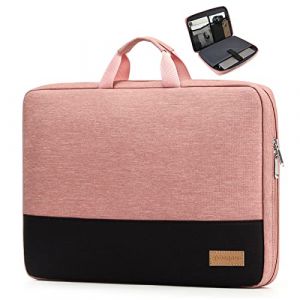 bagasin Housse pour Ordinateur Portable, 15 15,6 16 Pouce Sacoche TSA pour Ordinateur Portable Étanche avec 4 Couches de Protection, Sac de Transport PC Compatible avec MacBook, HP, Dell, Lenovo (lukesistore, neuf)