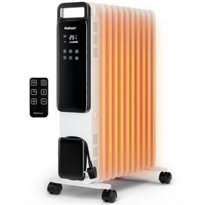 Pro Breeze OmniWarm Radiateur Bain d'Huile 2500W, 11 éléments - Chauffage Électrique - Écran Digital, Mode Éco, 3 Niveaux de Chauffage, Thermostat Réglable, Sécurité Anti-basculement & Minuteur 24H (One Retail Group, neuf)
