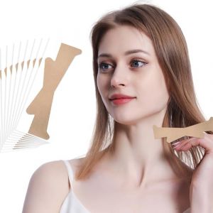 Bande de Raffermissement du Cou - Bandes Invisibles pour le Visage, Bandes de Cou Élastiques, Améliore les Rides et les Fines Lignes, Pour Double Menton, Rides et Fines Lignes (10) ((Livraison rapide en 10-14 jours) TIMIFUN, neuf)