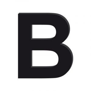 Adzif.biz Le sticker de decoration - Lettre D&eacute;corative Verre Acrylique Noir. Lettrage Adh&eacute;sif Verre Synth&eacute;tique. Lettre Autocollante pour Pr&eacute;nom, D&eacute;coration Mariage, Enseigne (Forum France, neuf)