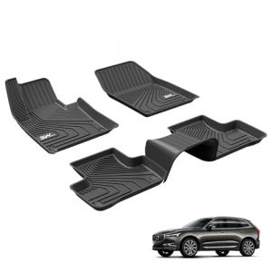 3W Tapis de Sol pour Volvo XC60 2018-2025, Tapis en TPE pour Voiture Antidérapant et Imperméable, Tapis de Voiture pour Volvo XC60 Premium (Sunshine-City, neuf)