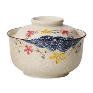 Bol à ramen en céramique avec couvercle, 800 ml, bols à soupe, pho, vintage, japonais, en céramique, pour céréales, soupe, vaisselle asiatique, micro-ondes et lave-vaisselle (KUAXING, neuf)