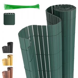 Cecaylie Canisse en PVC,Vert Brise vue balcon Renfort en 4 poids, anti-moisissure et facile d'entretien - Renforc&eacute; - Forte intimit&eacute; pour jardin, balcon, terrasse(160 * 300cm) (Infinibest, neuf)