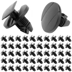 50 Pcs Clips de Fixation Voiture, Clips Voiture 8mm, Clips pour Peugeot, Clips Carrosserie, Rivet Plastique Voiture, Agrafe Voiture Compatible avec Citroen Peugeot Jumpy Berlingo C3 C4 C5 C6 clio2 (Haibo CuiUKShop, neuf)