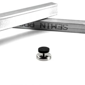 Aimant placo pour détecter le rail en acier derrière une cloison en plaque de plâtre type BA13 (AAIS - MAGNETIQUES, neuf)