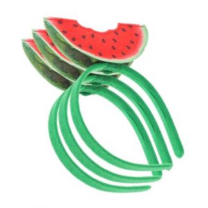 Garneck Bandeaux Past&egrave;que Fruit&eacute;s 3 Pi&egrave;ces, Accessoires Cheveux D'&eacute;t&eacute; Flexibles, Design 3d En Tissu L&eacute;ger, Pour F&ecirc;tes Et &Eacute;v&eacute;nements Estivaux, Taille Gar&ccedil;on Et Filles (Eerstra, neuf)