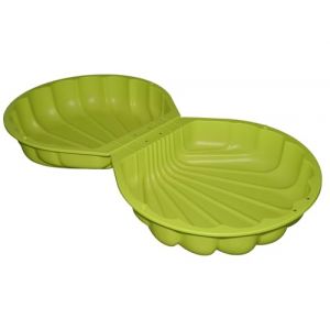 BIG Bac à sable et à eau en forme de coquillage Vert (ADELLiNO, neuf)