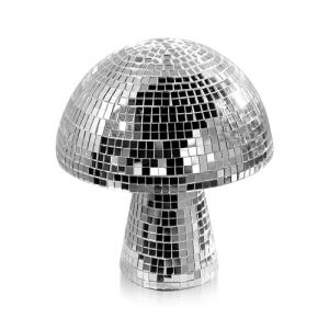 Jiahuade Boule Disco Champignon Miroir,Boule À Facettes Champignon,Boule Réfléchissante Boule Disco,Champignons Disco pour la Décoration de la Maison,Boule a Facette Deco a Poser (Jiahuade, neuf)