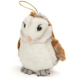 Uni-Toys - B&eacute;b&eacute; Chouette effraie &ndash; 12 cm (Hauteur) &ndash; Oiseau en Peluche, Chouette &ndash; Peluche (Uni-Toys Shop, neuf)