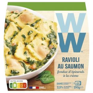 WEIGHT WATCHERS &ndash; Plat Cuisin&eacute; Ravioli au Saumon Fondant, Saveur Authentique en Barquette 290g - Le Lot De 3 (Franc shopping, neuf)
