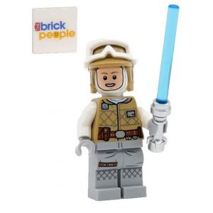 LEGO Star Wars : Luke Skywalker Hoth Mini figurine (t&ecirc;te de cagoule) avec sabre laser et pistolet (OfficeGamer, neuf)