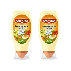 Amora Dijon Mayonnaise Lot de 2 bouteilles souples 235 g (J&S France, neuf)