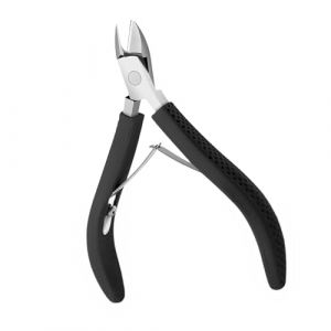 Pince à cuticules ergonomique avec poignée en caoutchouc Outil de manucure professionnel pour soins des ongles (Jieti-LQJ, neuf)