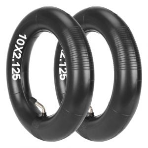 Satgoo Chambre &agrave; Air 10x2.125 Trottinette &Eacute;lectrique, 2 MM Double &Eacute;paisseur, Valve Coud&eacute;e &agrave; 45&deg;, 10 Pouces Chambre &agrave; Air, 10x2 Pneu de Rechange pour Scooter &eacute;lectrique, Pas Facile &agrave; Fuir (Satgo-eu, neuf)