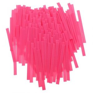 minkissy 150 Pièces étui à pinceaux de maquillage Se maquiller Ceinture épurateur de visage rétractable protecteur Rester couverture en filet extensible protège-stylo de maquillage pe Rosy (Master Self, neuf)