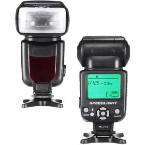 Speedlite Flash avec écran LCD compatible avec Panasonic Lumix DMC-FZ300 (Microcare Solutions, neuf)