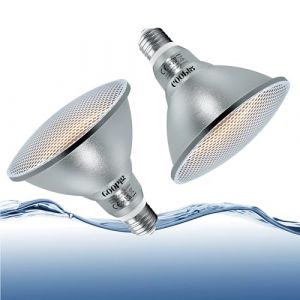 Goopig E27 PAR38 Ampoules LED Non Dimmable, 18W Blanc Chaud 2700K, Equivalent 120W Halog&egrave;ne, 2000 Lumens, AC 230V, Sans Scintillement Spot, Ampoules R&eacute;flecteur IP65, Angle de Faisceau 60 &deg;, Lot de 2 (Goopig, neuf)